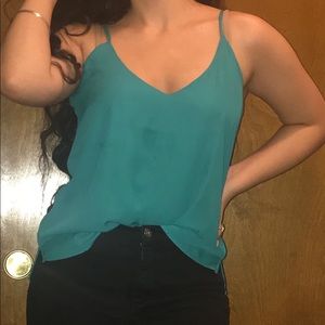 Green-blue cami